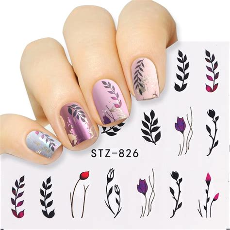 water transfer nail art stickers|water transfer printing nails.